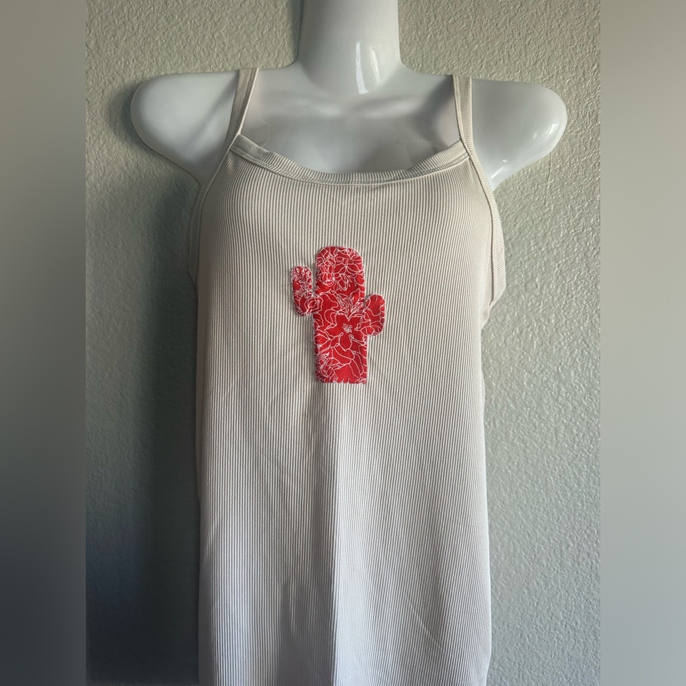 Hand Sewn Cactus Tank Top